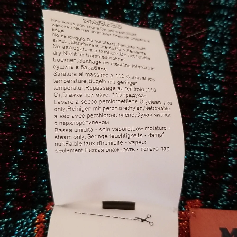 Missoni Metallic Ribbed Knit Bandana Scarf